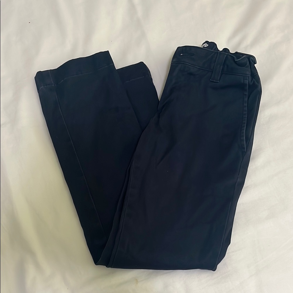 👖 Lands' End Girls Navy Blue Chino Pants